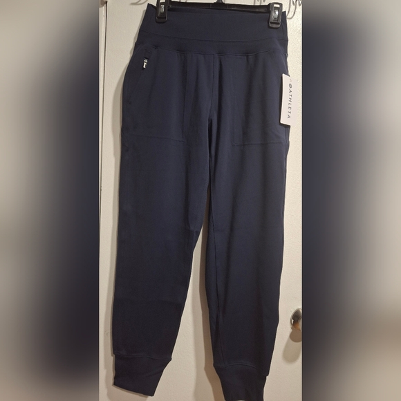 Athleta Navy Cargo Leggings